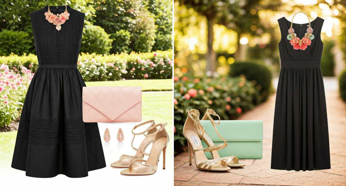 How To Accessorizing a Black Dress for a Summer Wedding